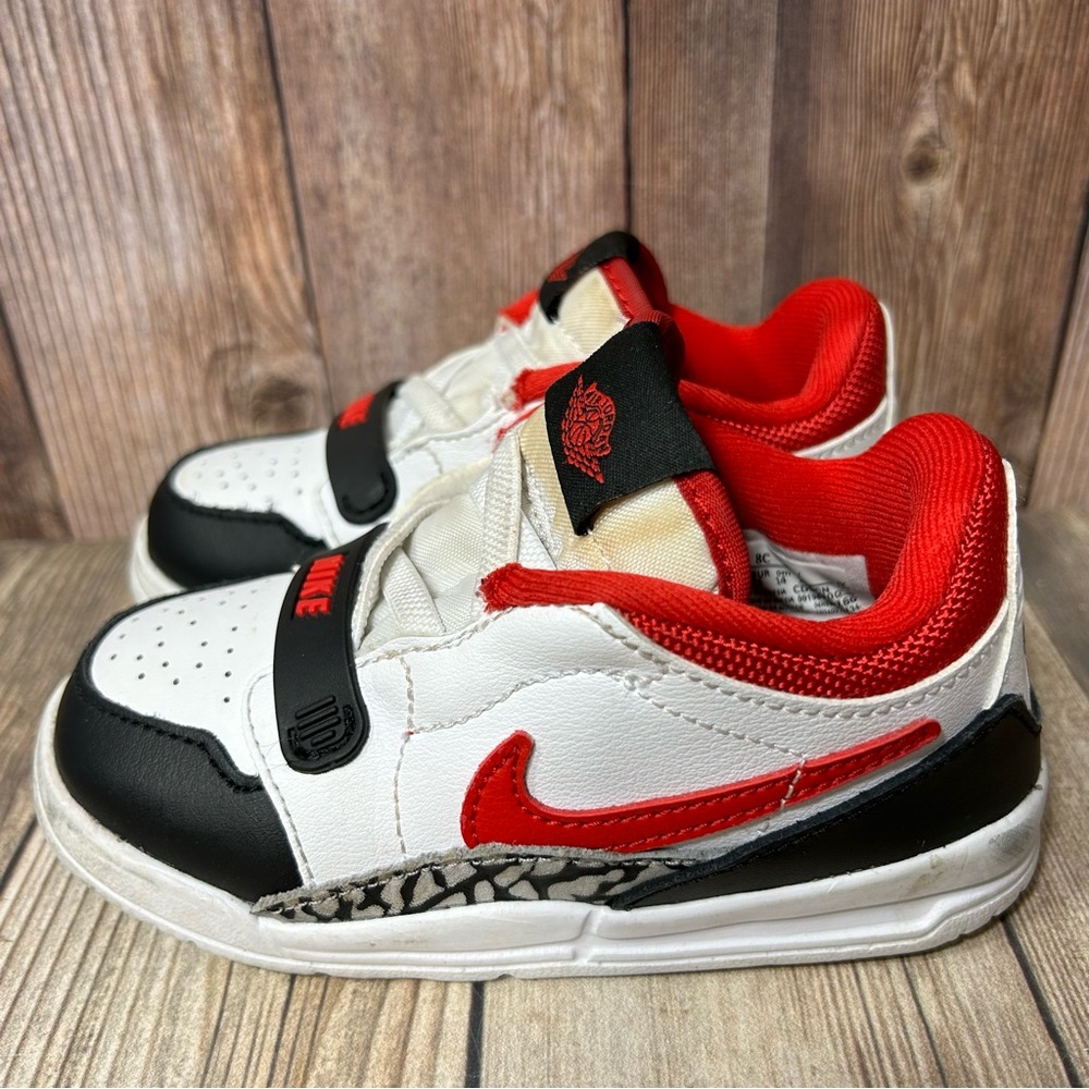 Nike Air Jordan Legacy 312 Low Fire Red CD9056-160 Toddler Shoes Size 8C
